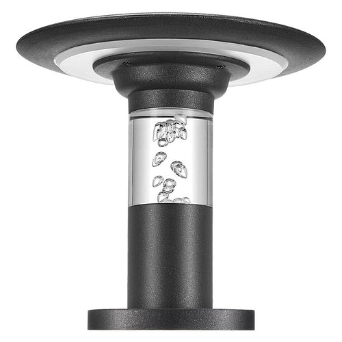 Solar wall lamp outdoor waterproof pillar lamp garden guardrail small